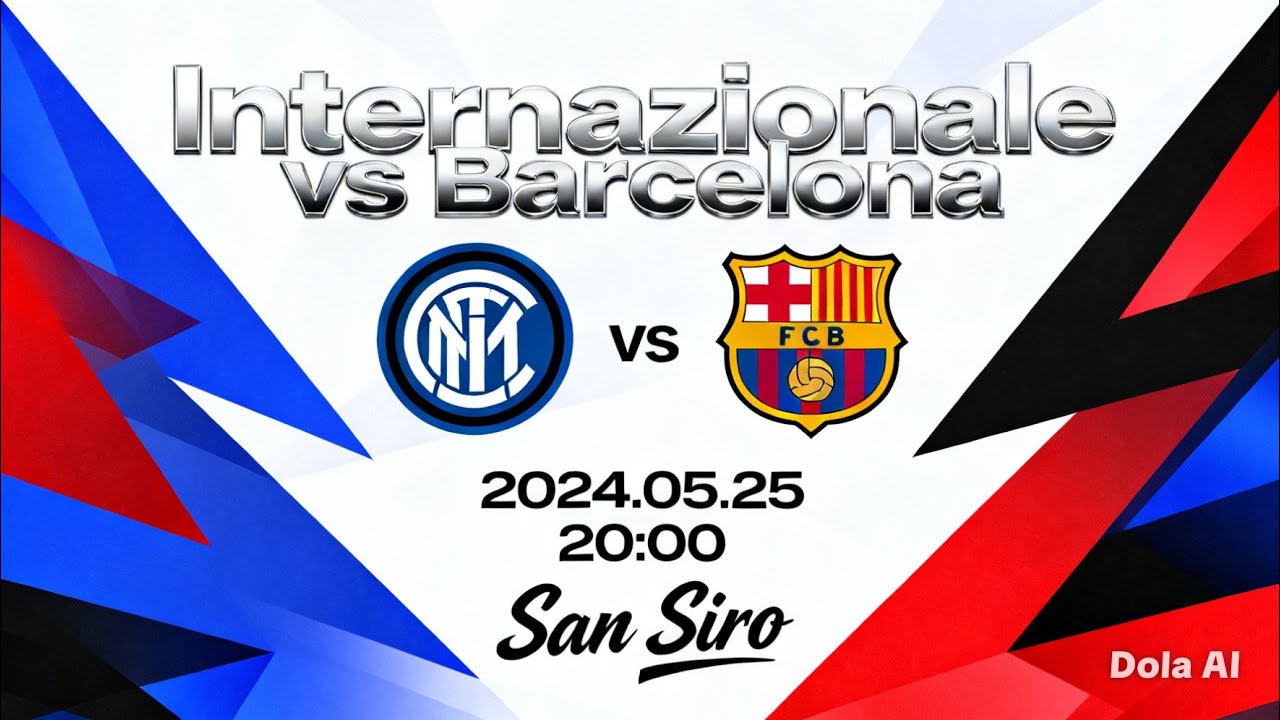  Internazionale 🆚 Barcelona  Campeões da UEFA ⚔️ DUELÃO HISTÓRICO!Dois gigantes do futebol europeu