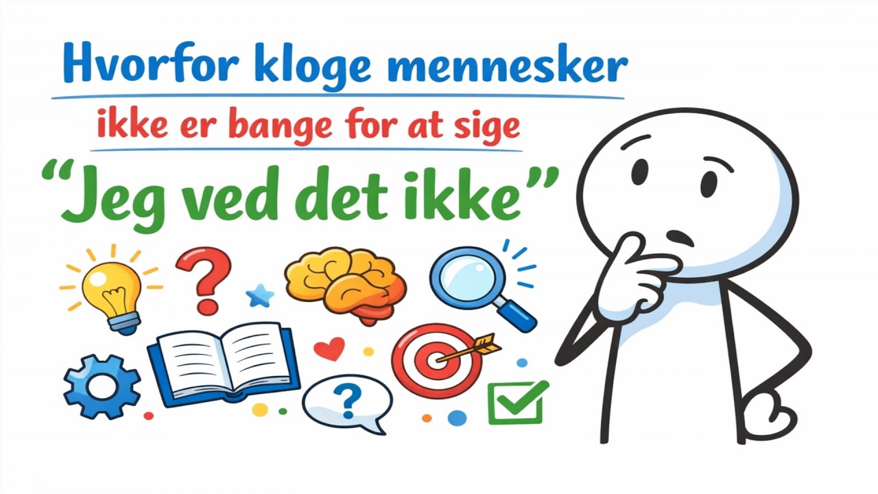 Hvorfor kloge mennesker ikke er bange for at sige 