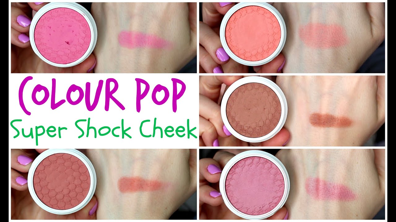 Colour Pop Super Shock Cheek Blush | Swatches, Demo, Review