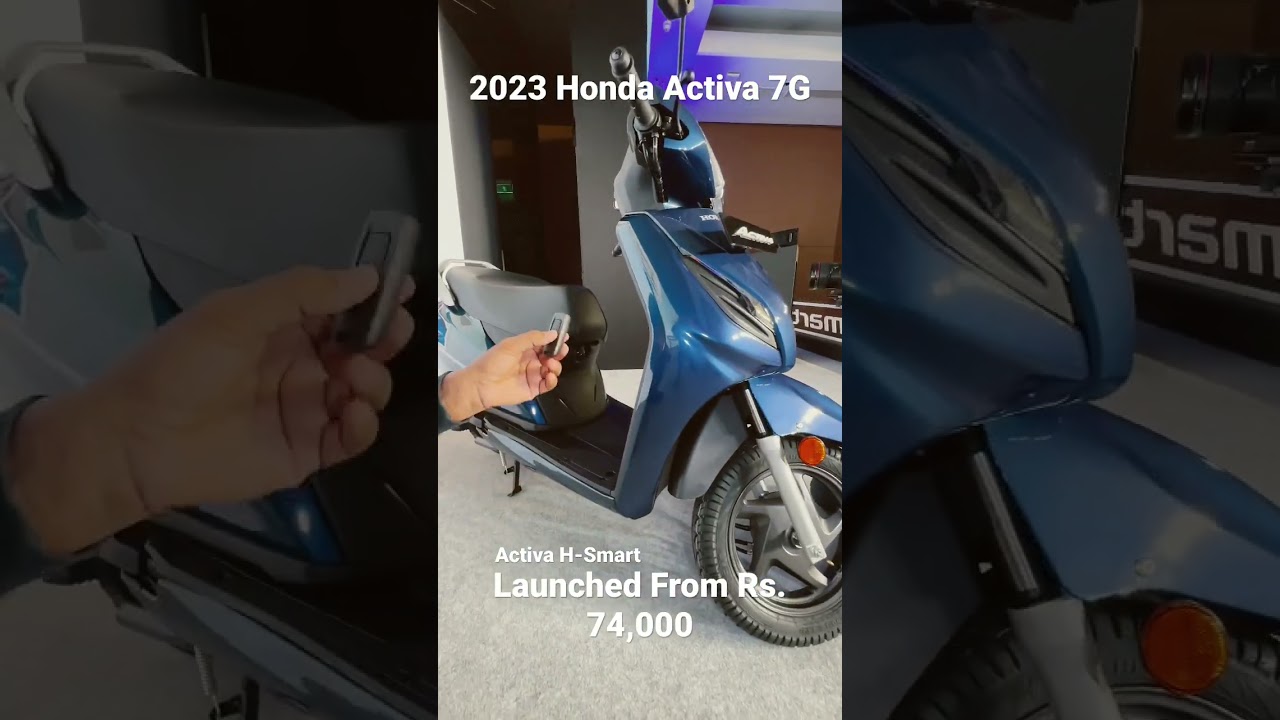 Honda Activa H-Smart (7G?) Launched From Rs. 74,500