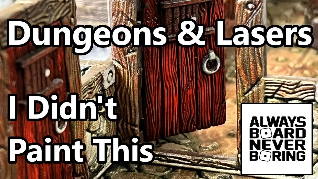 Pre-painted D&D Terrain by Archon Studio PrismaCast | Dungeons & Lasers - Caves Preview | Sponsored