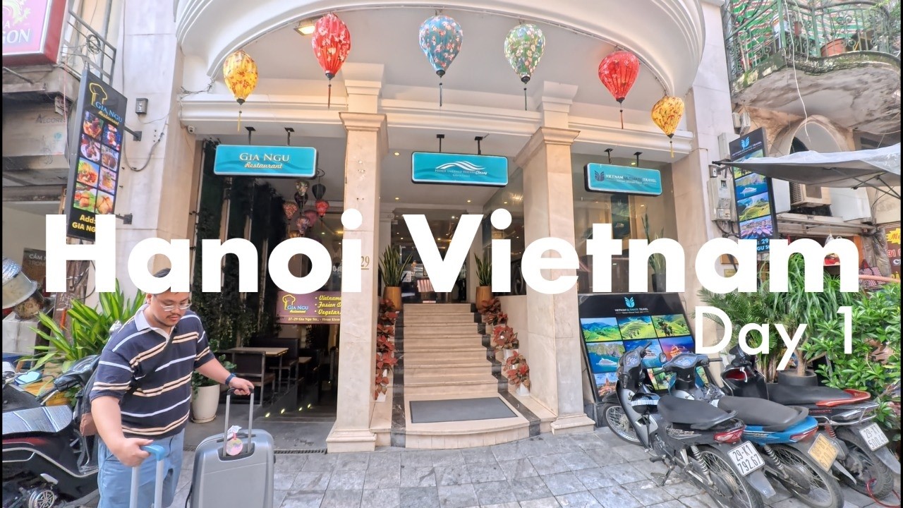 Hanoi, Vietnam Day 1 Hotel, Souvenir Shops, Artist Store, Night Stroll, Night Market