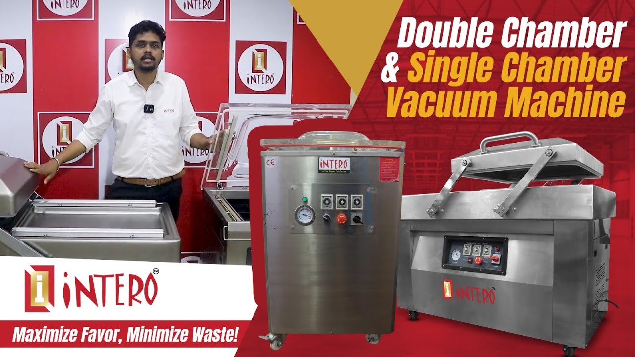 Single & Double Chamber Vacuum Packing Machine | Improve shelf life of Food