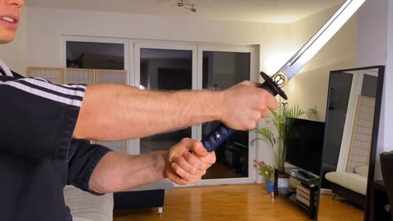 Wie hält man ein Katana richtig