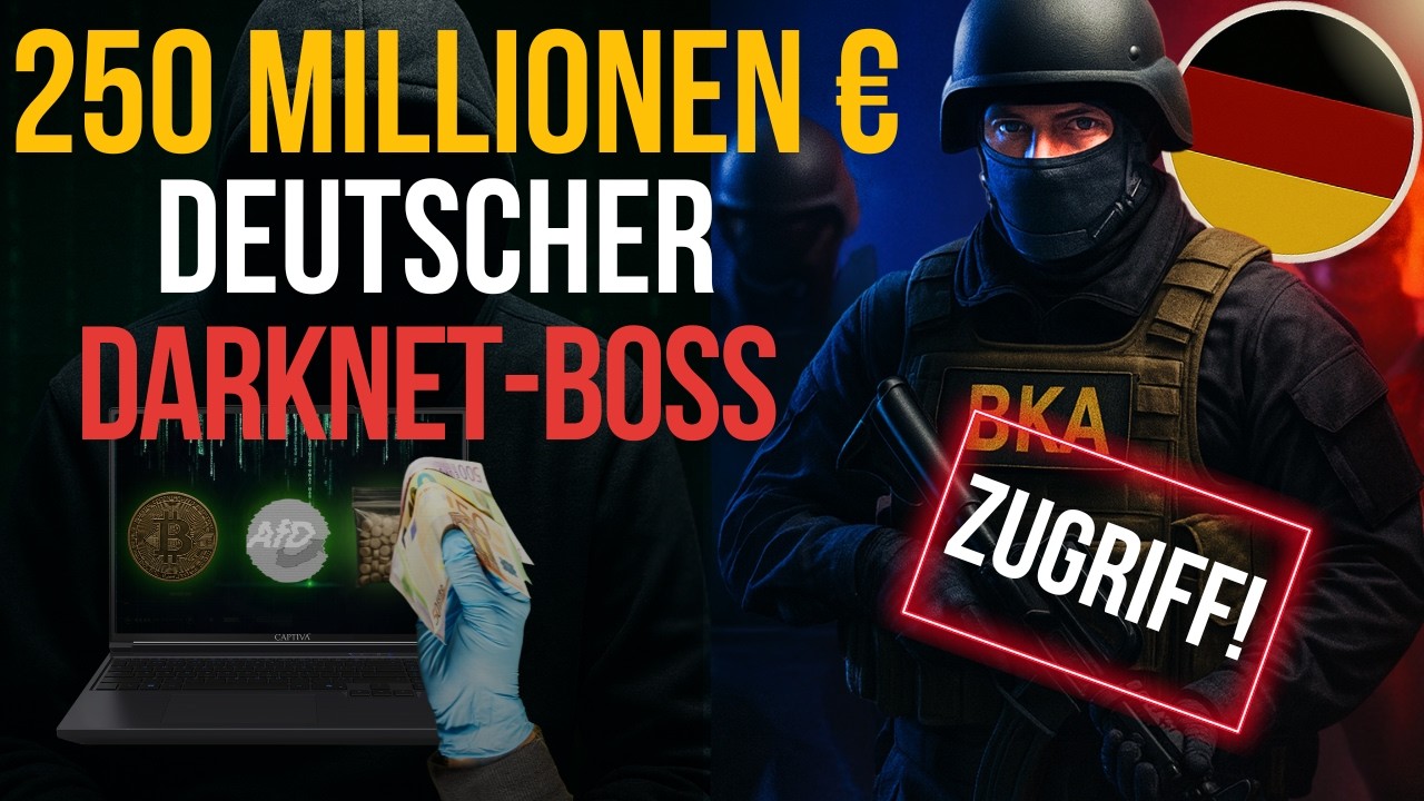 250 MILLIONEN &euro; &ndash; Deutscher Darknet-Boss geschnappt!