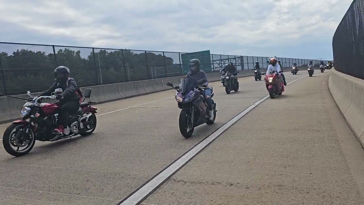 Dmv ride out 2025 everyone.  Almost all riders