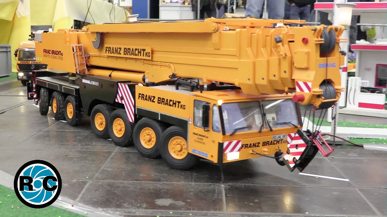 RC автомобильный кран Demag AC 300 Franz Брахт ИЗУМИТЕЛЬНАЯ RC МОДЕЛЬ - Intermodellbau 2016