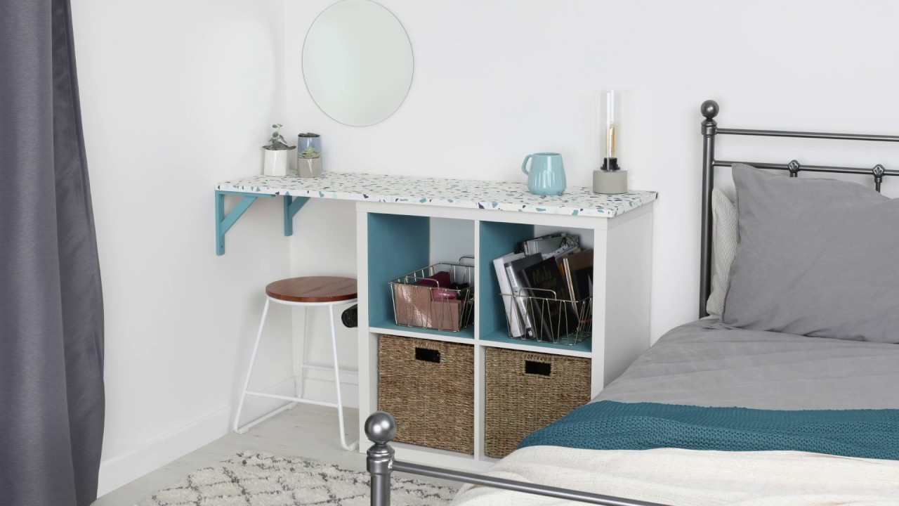 How to create a personalised desk using a clever cube | Decorating ideas | Homebase