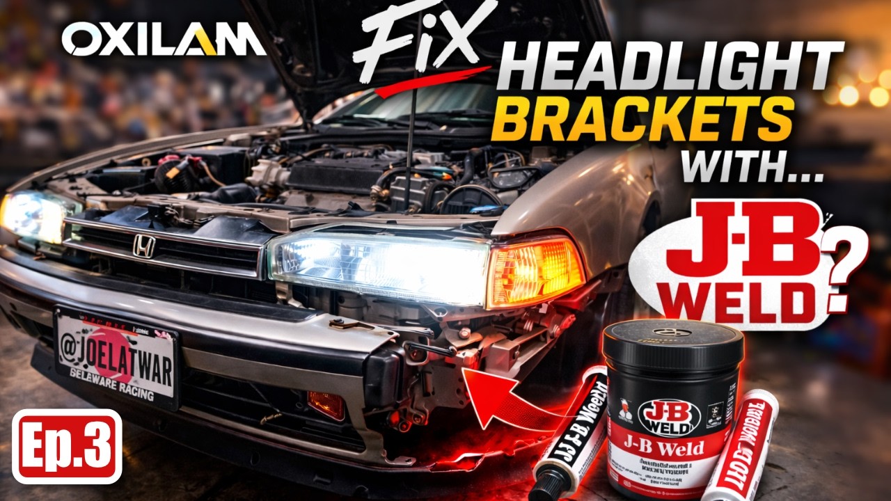 Rebuilding a CB7 Accord Front End - Headlight Repair and Oxilam LEDs