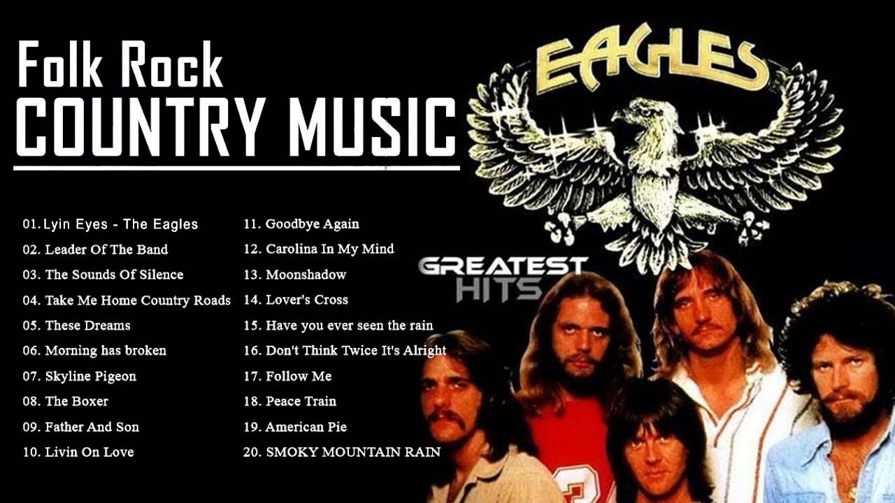 The Eagles, DonMclean, John Denver, Cat Stevens, James Taylor, Jim Croce - FOLK COUNTRY SONGS