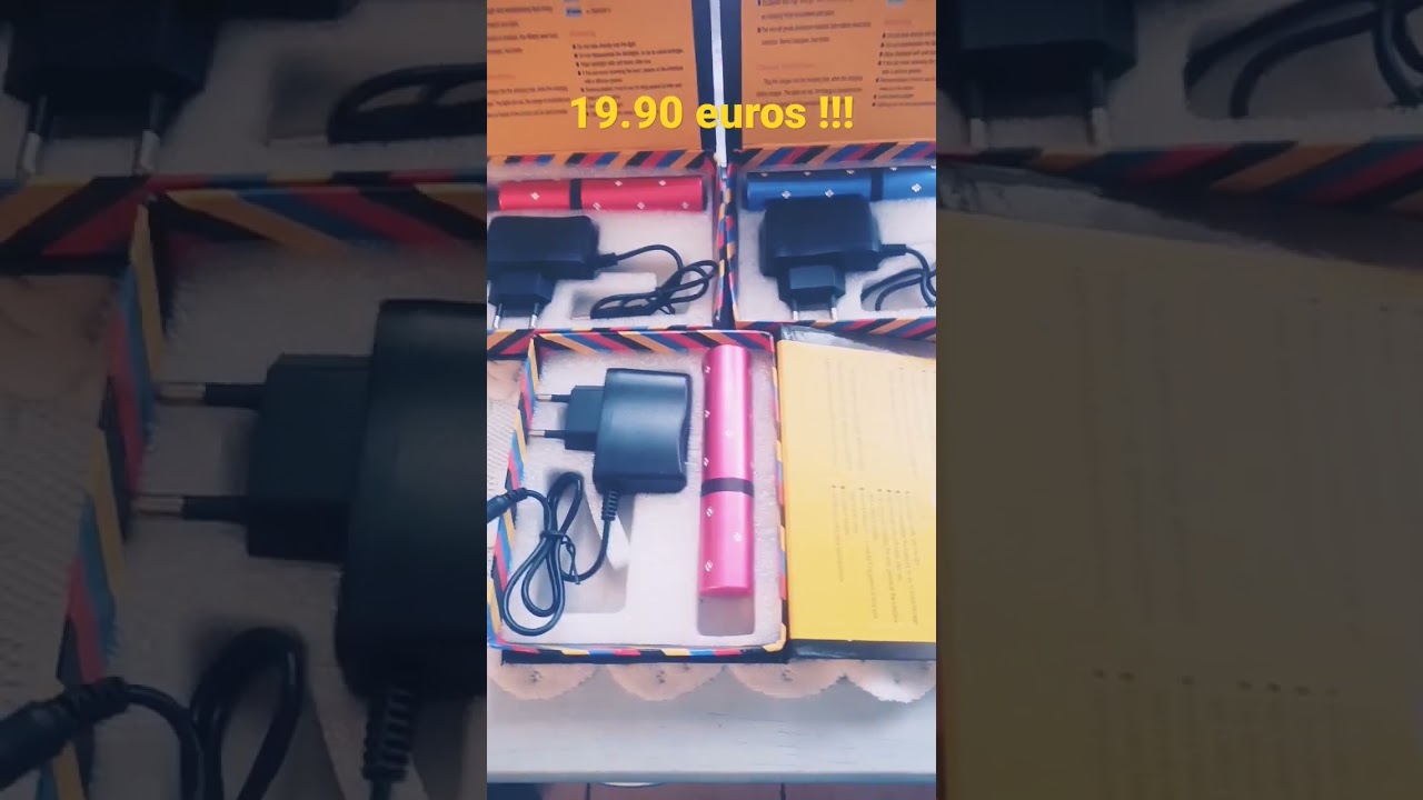 TASER LAMPE TORCHE STICK ROUGE À LÈVRE 