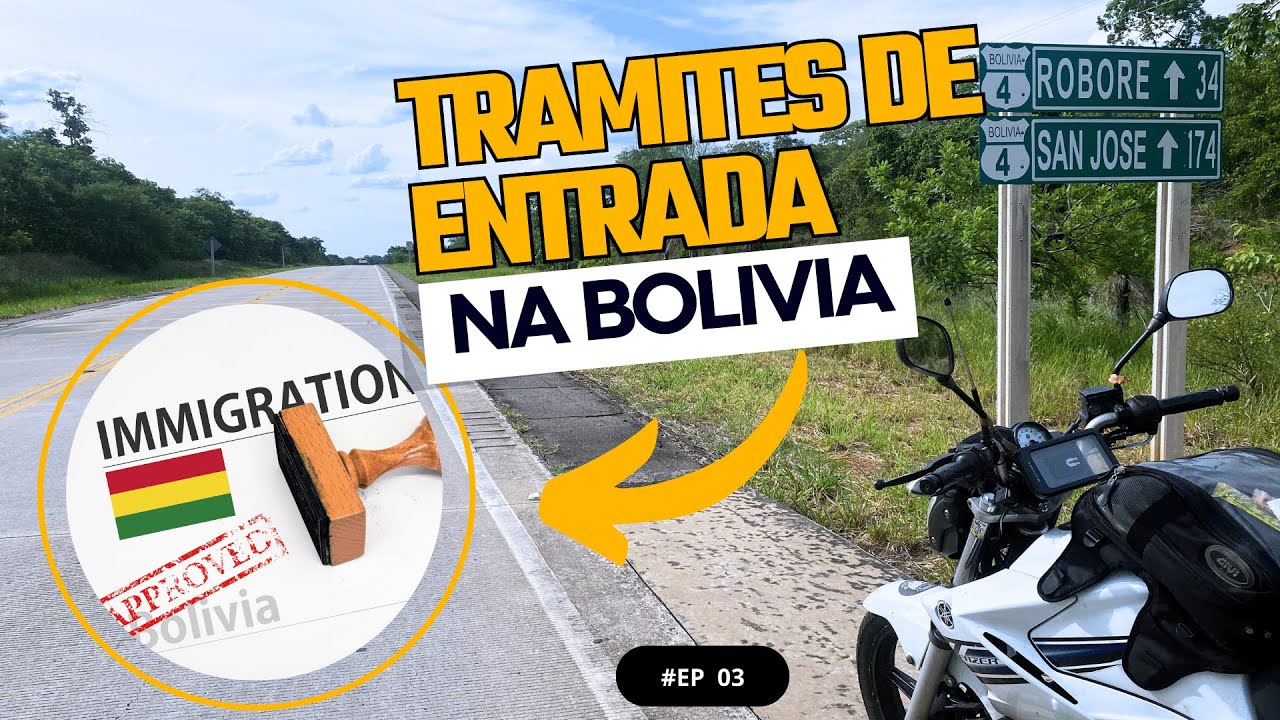 Viagem de MOTO ENTRANDO na BOLIVIA EP 03