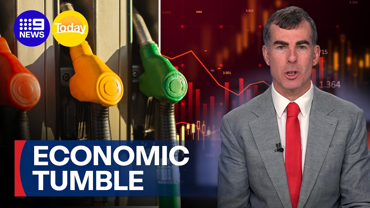 Global stock markets crumble as Middle East conflict continues | 9 News Australia