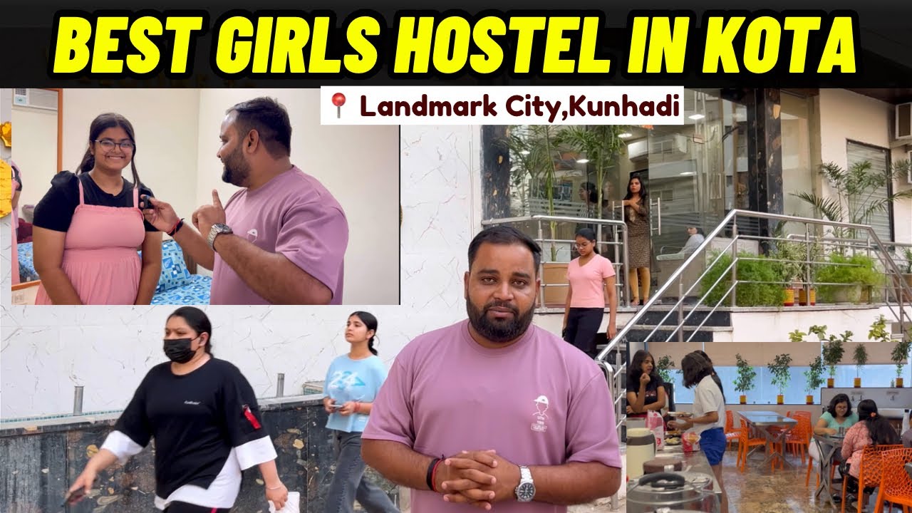 Luxurious Girls Hostel Near ALLEN KOTA | Landmark City | Hostel Tour & Students Review 🔥