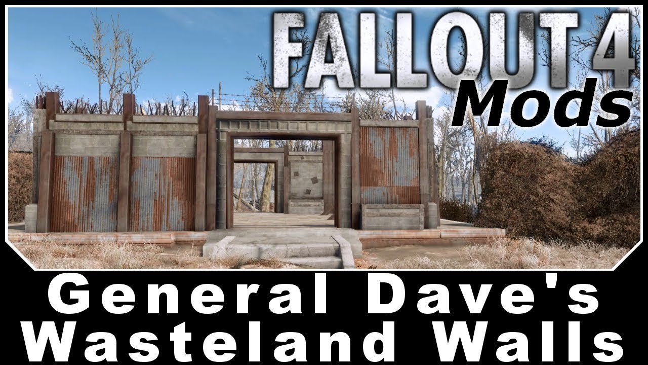 Fallout 4 Mods - General Dave's Wasteland Walls