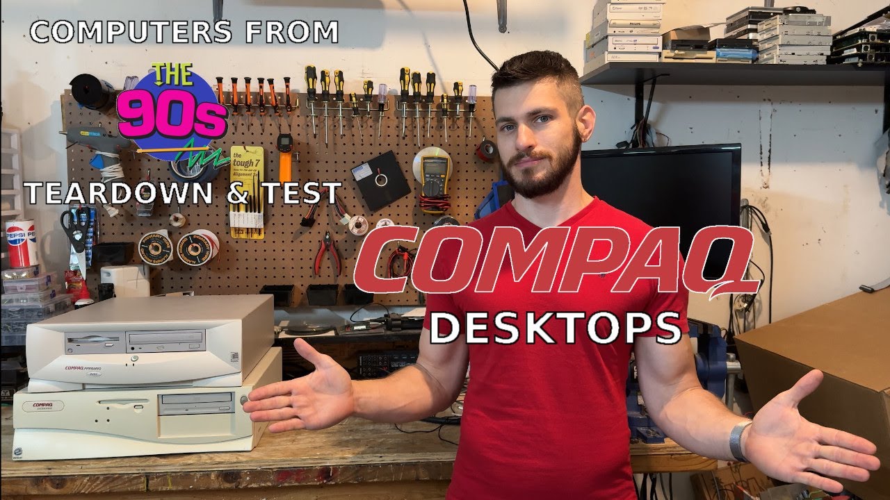 Настольные компьютеры Compaq 90-х! Разборка и тестирование