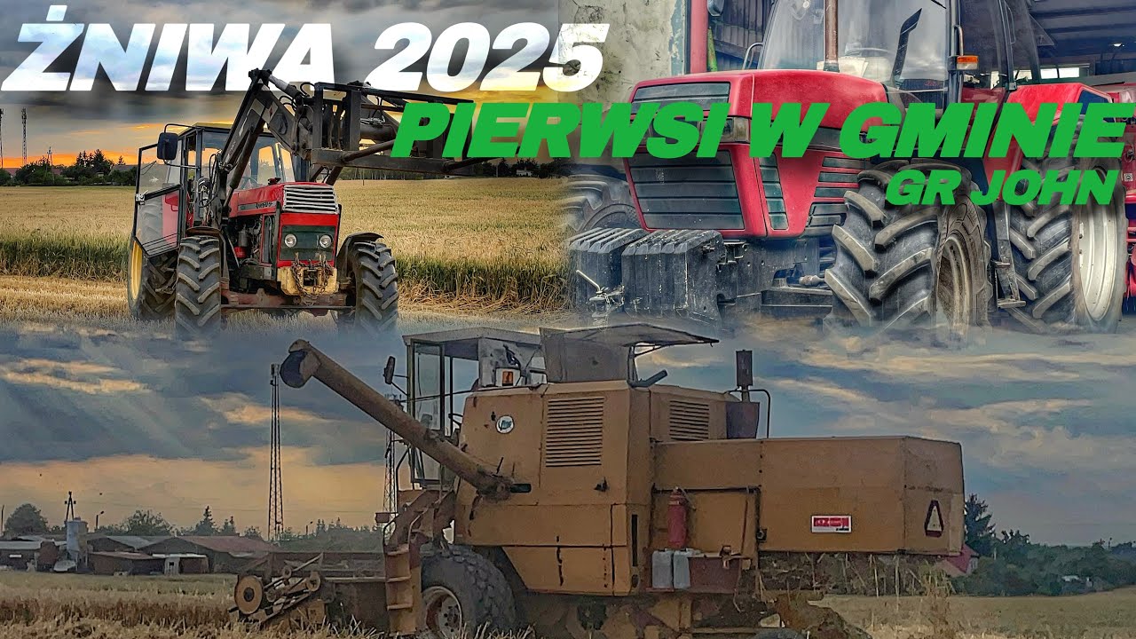 🔥Żniwa 2025 🔥prasowanie & zbieranie rura k***a Waldek🔥 oporowe koszenie Gr John pierwsi w gminie 🔥