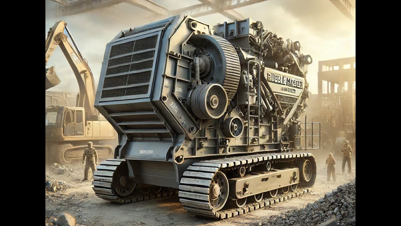Rubble Master RM90 GO:  Ударная Дробилка для Вашего Бизнеса