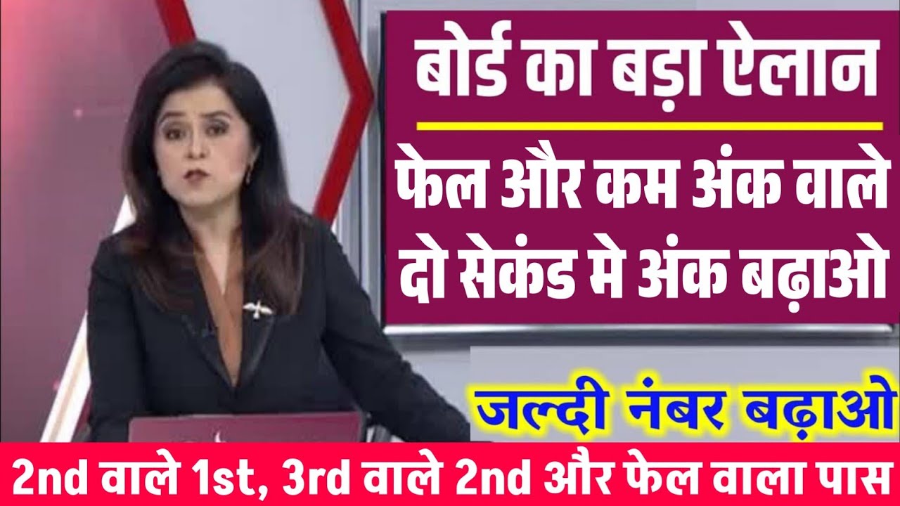 इंटर फेल और कम नंबर वाले छात्र पास - 12th Scrutiny 2026 | Bihar Board Inter Scrutiny 2026 - Scrutiny