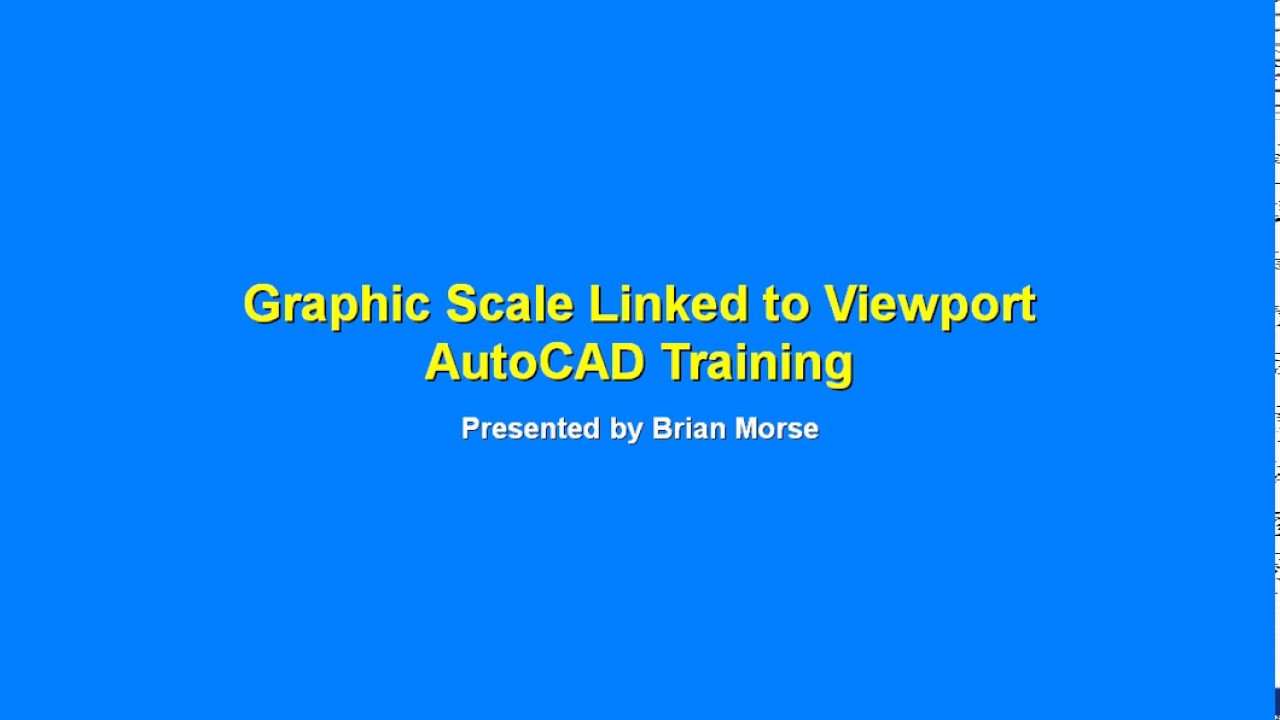 AutoCAD Viewport Scale Updates Graphic Scale