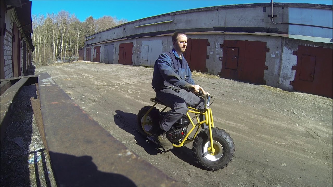 самодельный мопед gx200 тестдрайв ч 2