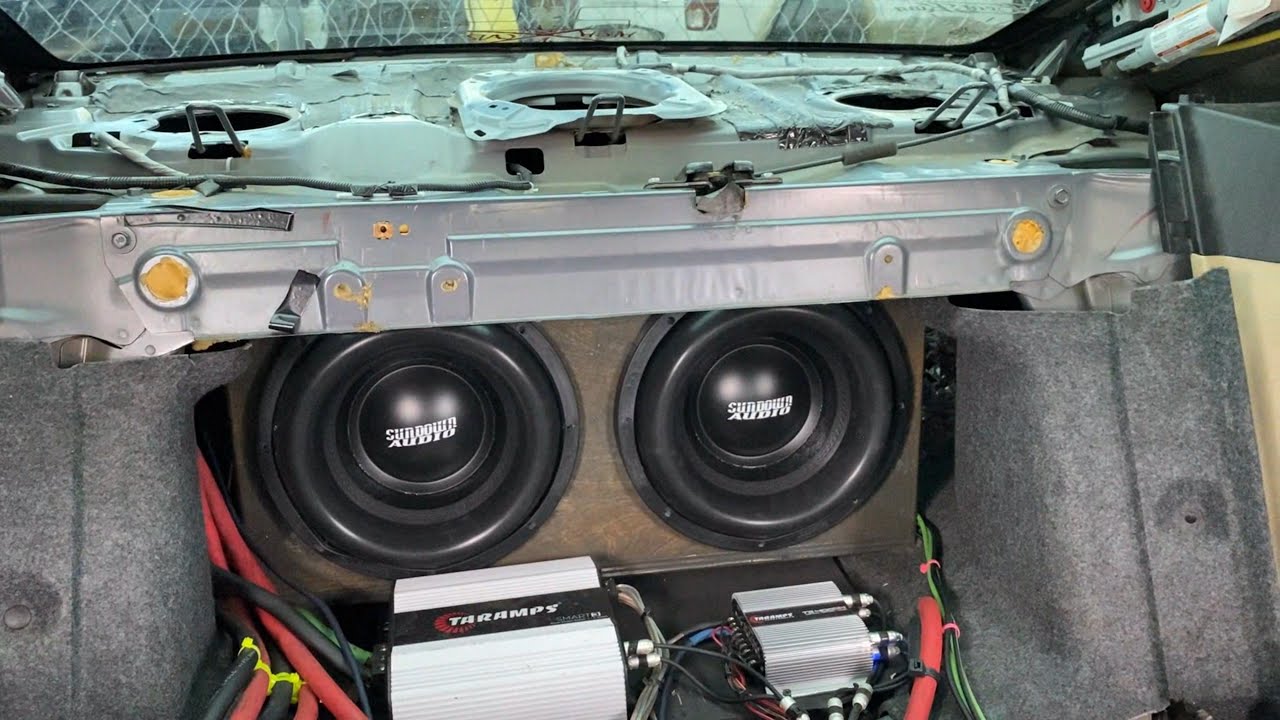 LOUD 12S BOX IN THIS TRUNK BUILD
