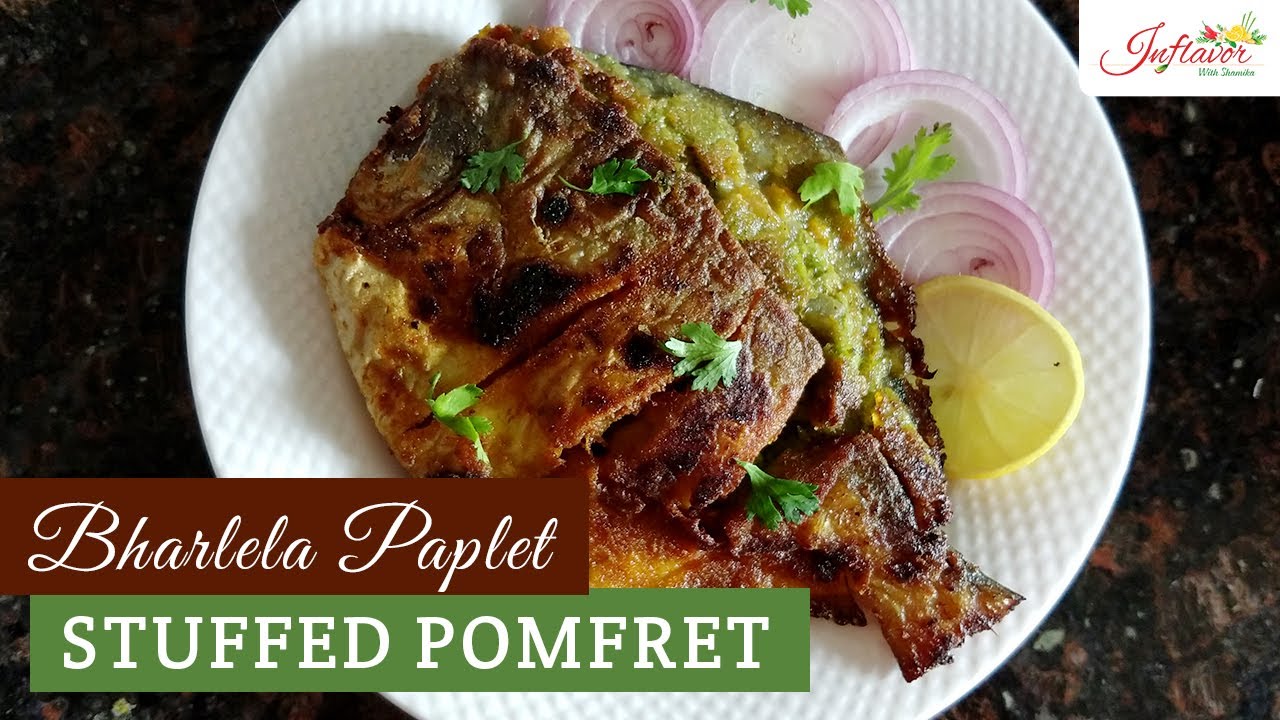 Crispy Fried Stuffed Pomfret | Bharlela Paplet | Crispy Fried Fish | Crispy Pomfret Fry | Fish Fry