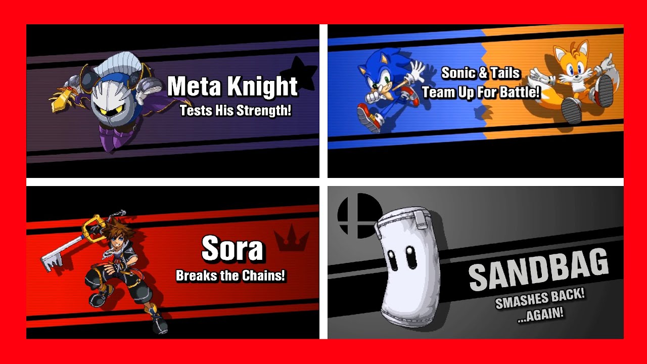 Amazing Character Resprites: A Compilation of Trailers in Super Smash Flash 2