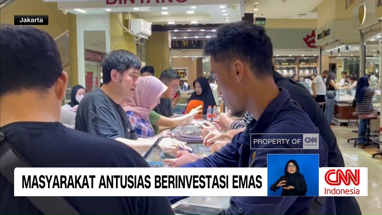 Masyarakat Antusias Berinvestasi Emas
