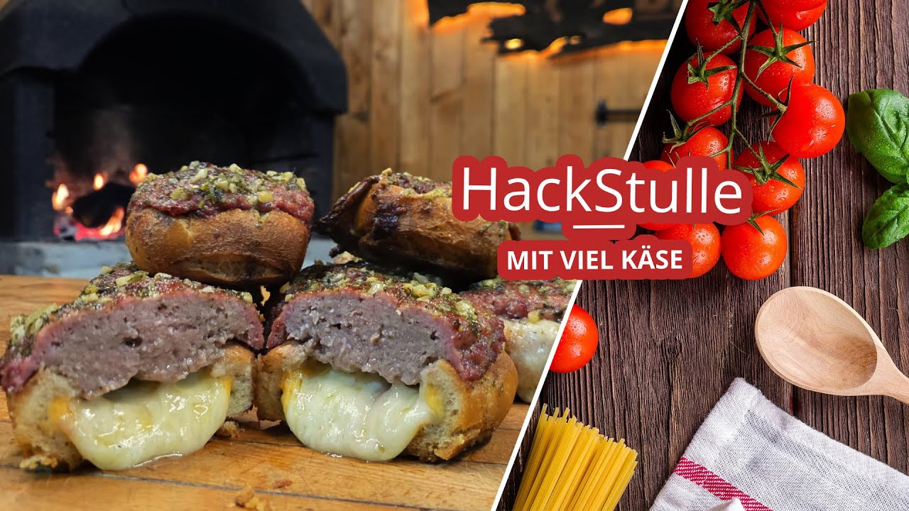 Hack Stulle mit viel Käse