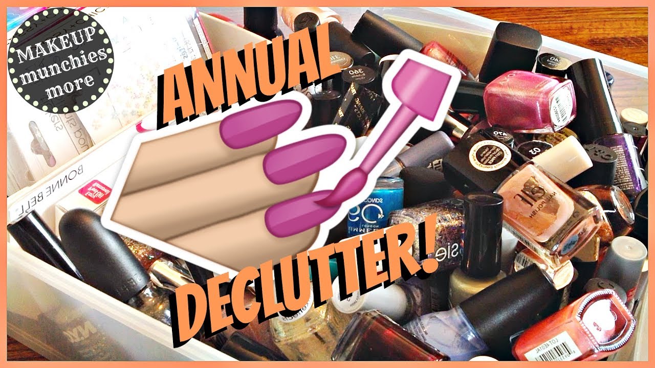Annual NAIL POLISH DECLUTTER | Summer 2017