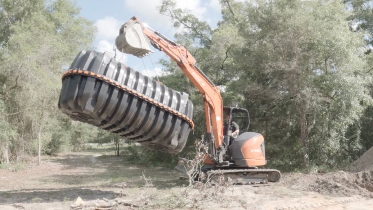 Tiny Home Septic Tank and Drain Field Installed