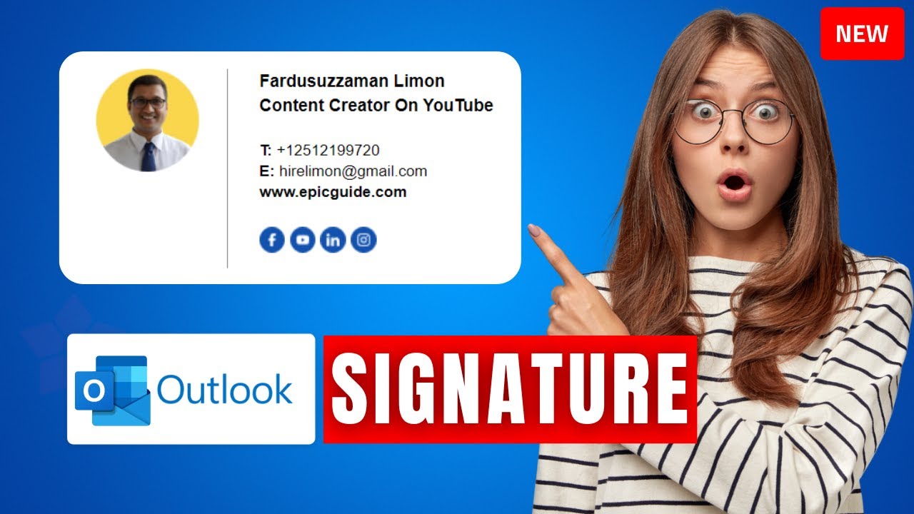 How to Create a Professional Email Signature in Outlook 2024 - Step By Step Guide