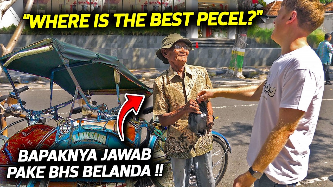 BERBURU PECEL TERBAIK DI INDONESIA! Ketemu Tukang Becak Bisa Bhs&nbsp;Belanda