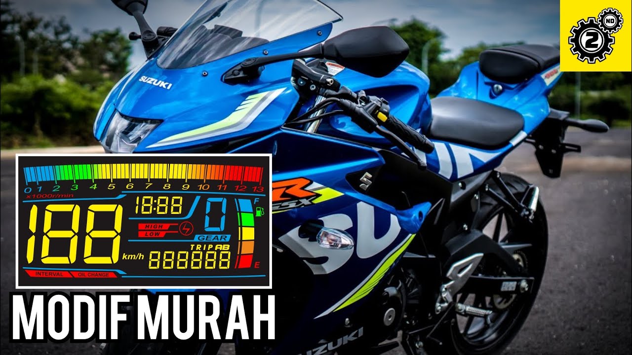 Modifikasi Speedometer Digital Suzuki GSX R150
