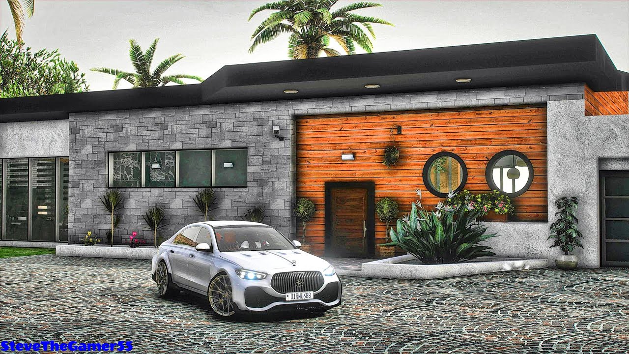 Новый особняк миллионера в GTA 5 | Давайте на работу | Моды GTA 5 | 4K