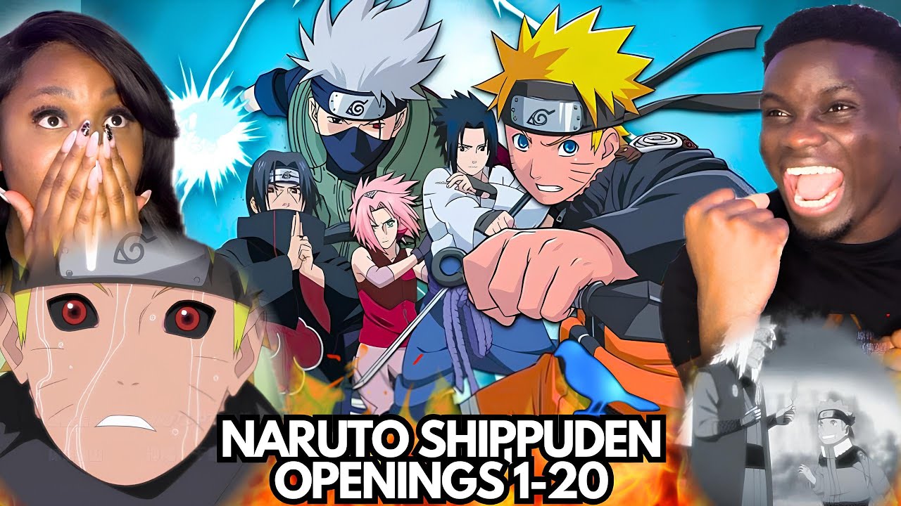 BEST OPENINGS EVER?!!! NARUTO SHIPPUDEN OPENINGS 1-20 REACTION/REVIEW