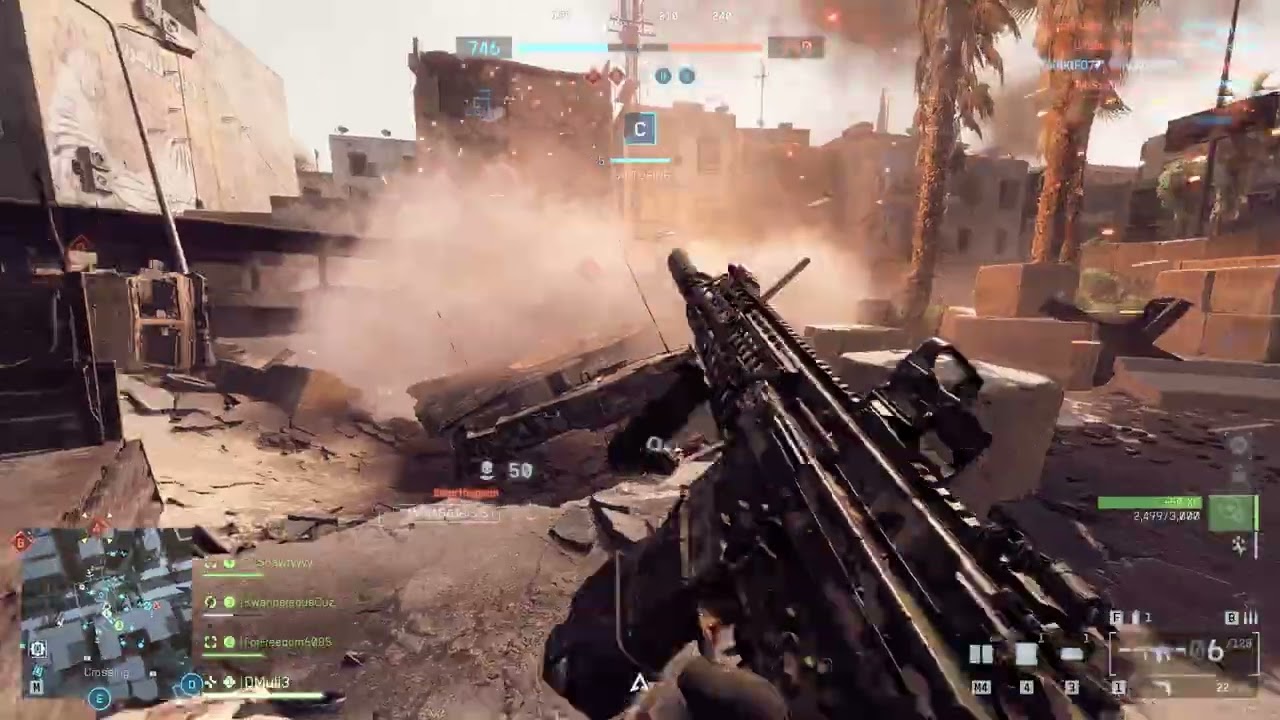 Battlefield 6 Conquest Gameplay on Cairo (M277)