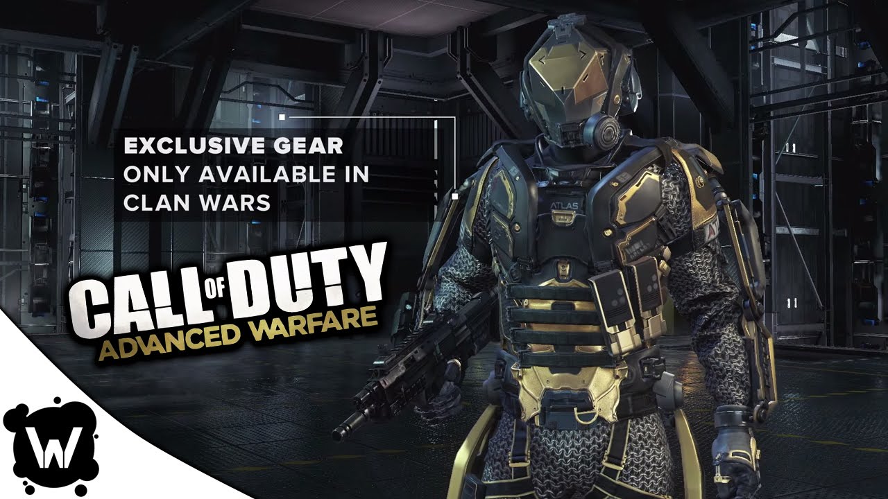 Advanced Warfare: Clan War Unlockables! (NEW GOLD ARMOUR REVEALED!) (Call of Duty)