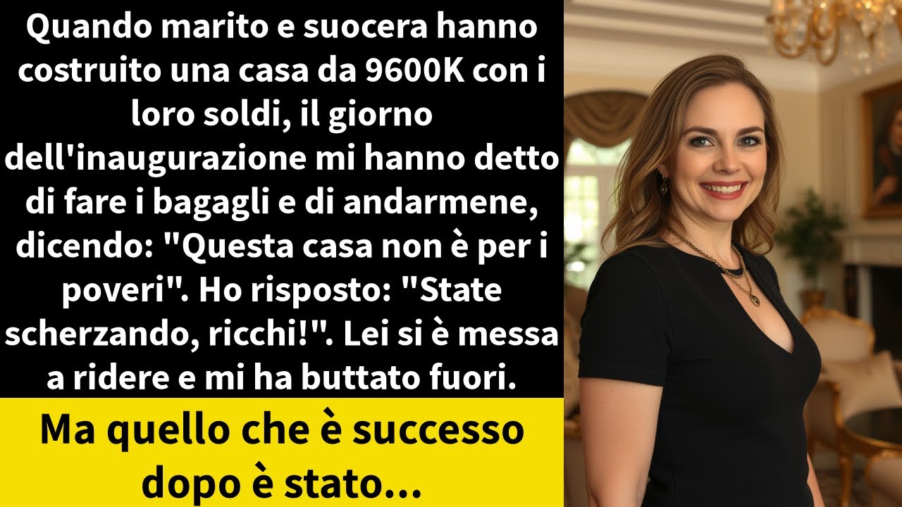 Quando marito e suocera hanno costruito una casa da 9600K con i loro soldi, il giorno