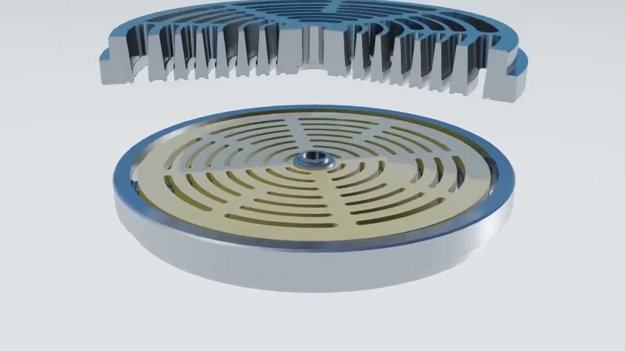 Reciprocating Compressor's Valve Plate Working Animation