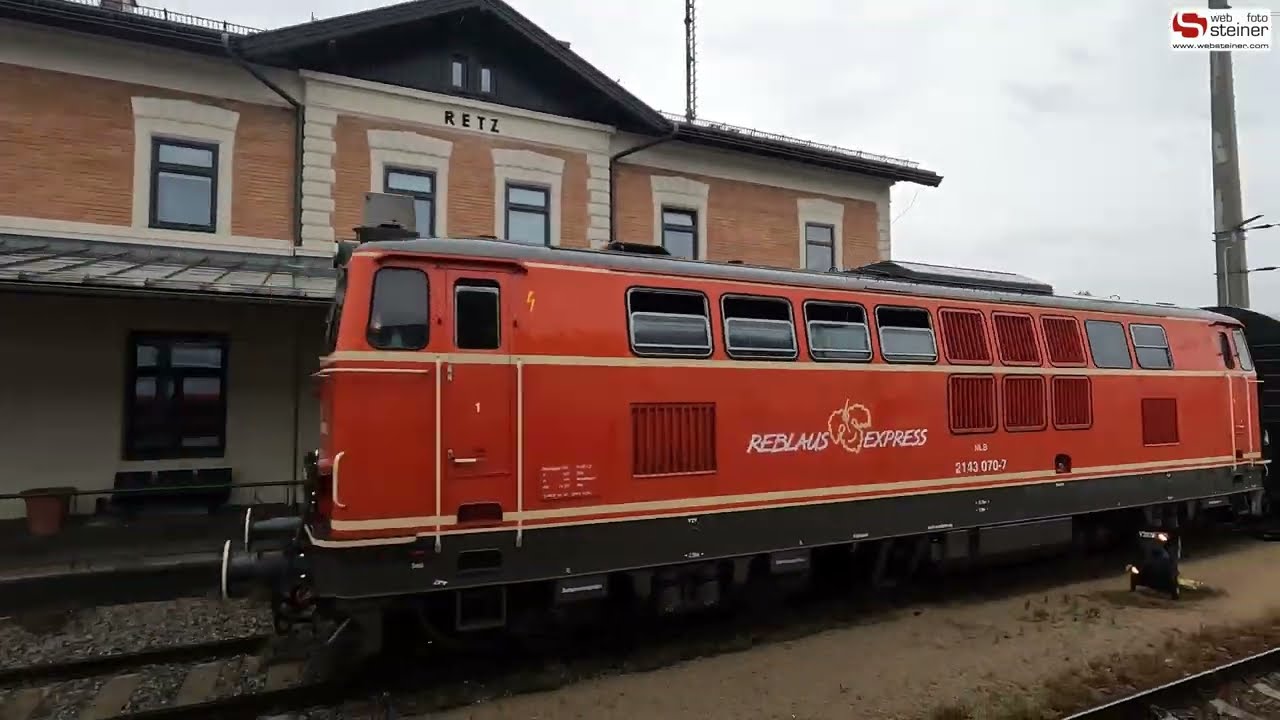 Bahnerlebnis Reblaus-Express, Drosendorf - Retz, Mai 2023