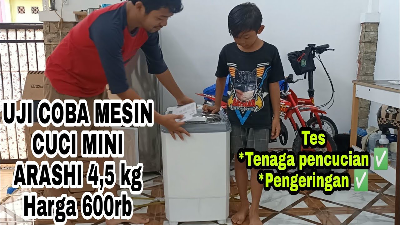 Mesin Cuci Mini 4,5kg Cuma 600rb    Terbaik Dikelasnya