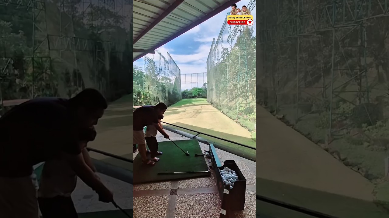 Abang Shaka main golf gaes 🤣 