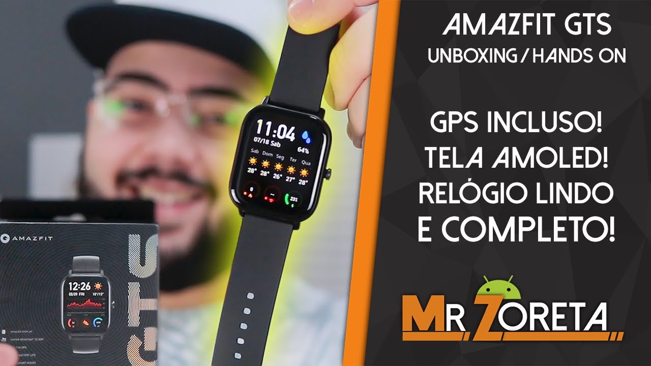 Amazfit GTS -  O SmartWatch MAIS POLÊMICO e MAIS BONITO que a Xiaomi já Fez! Unboxing e Impressões