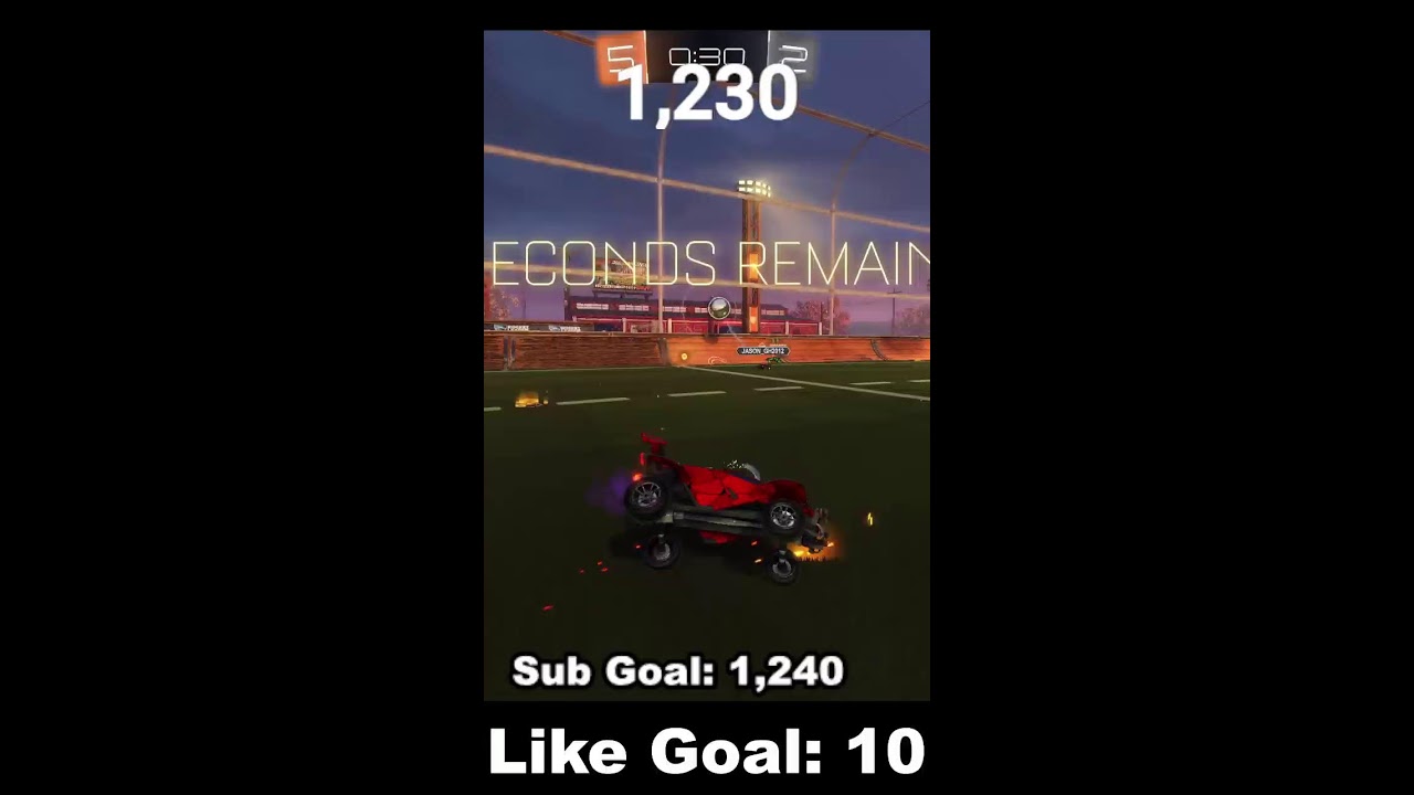Playing Rocket League  (Portrait)