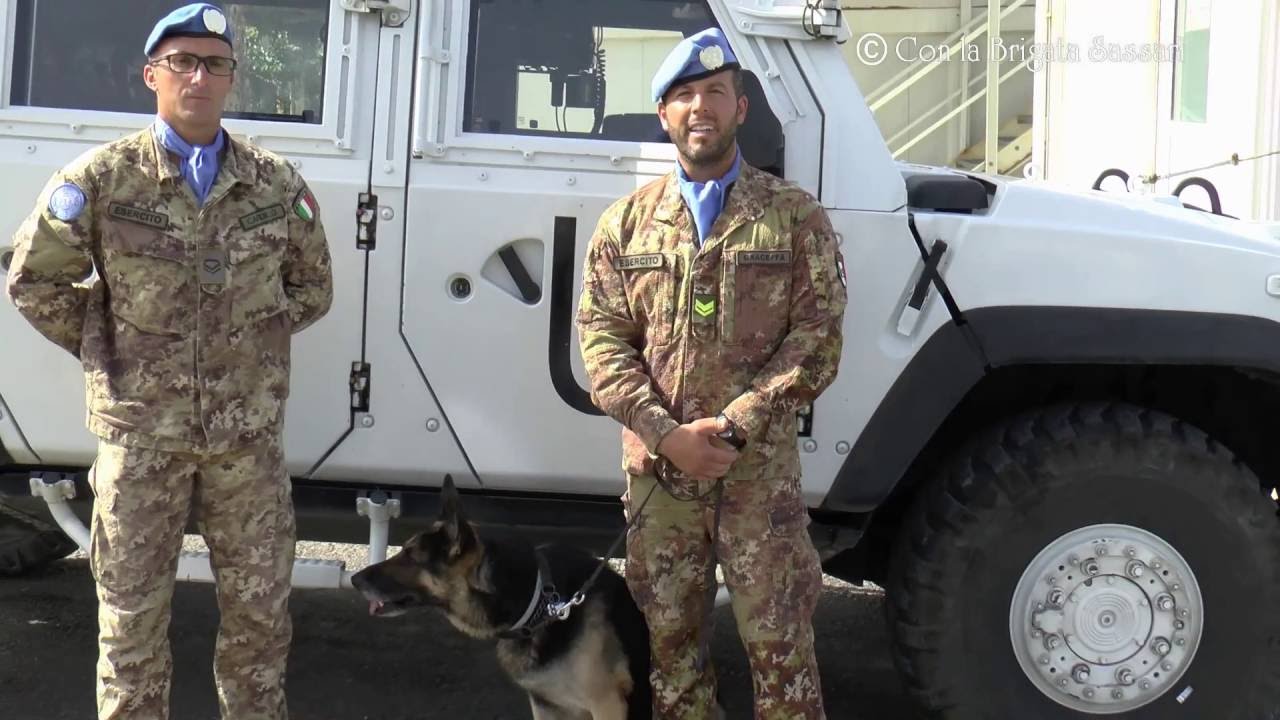 LIBANO: K9, I CINOFILI DELL'ESERCITO IN AZIONE