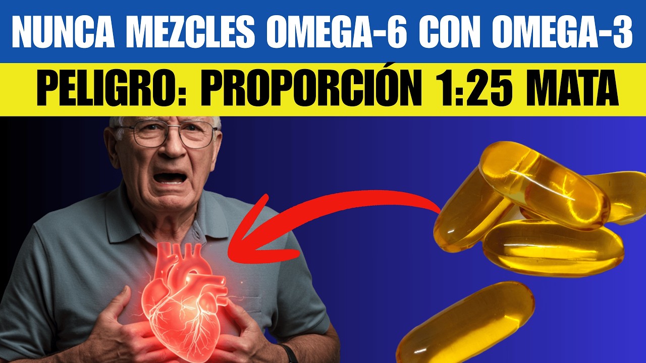 El SECRETO del OMEGA-6 para los mayores: 3 COMBINACIONES FATALES que DEBES conocer