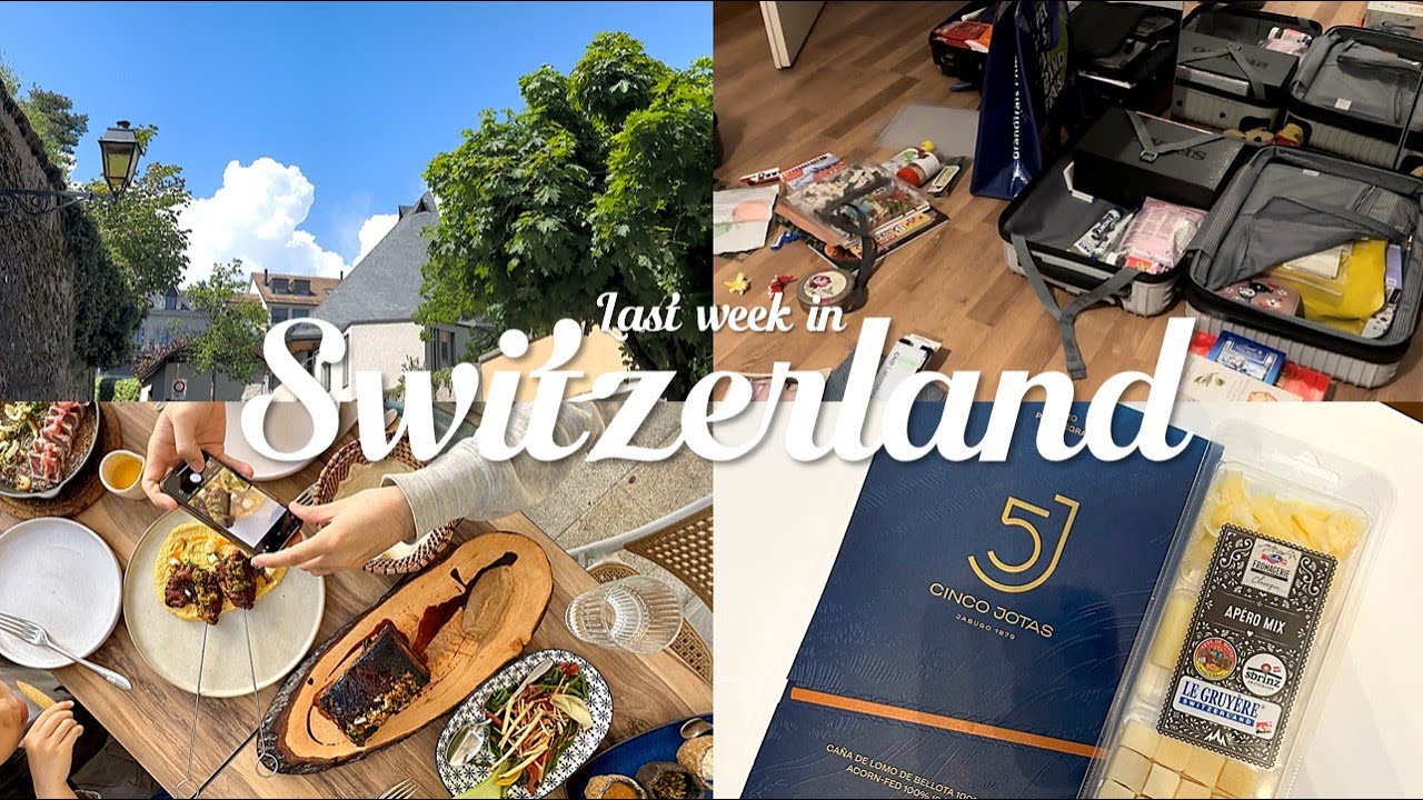 Swiss Vlogㅣ한일가족의 스위스 일상ㅣ스위스에서 일본으로✈️ 귀국 전 야무지게 보낸 마지막 6일, 11개월의 스위스 거주를 마무리하며