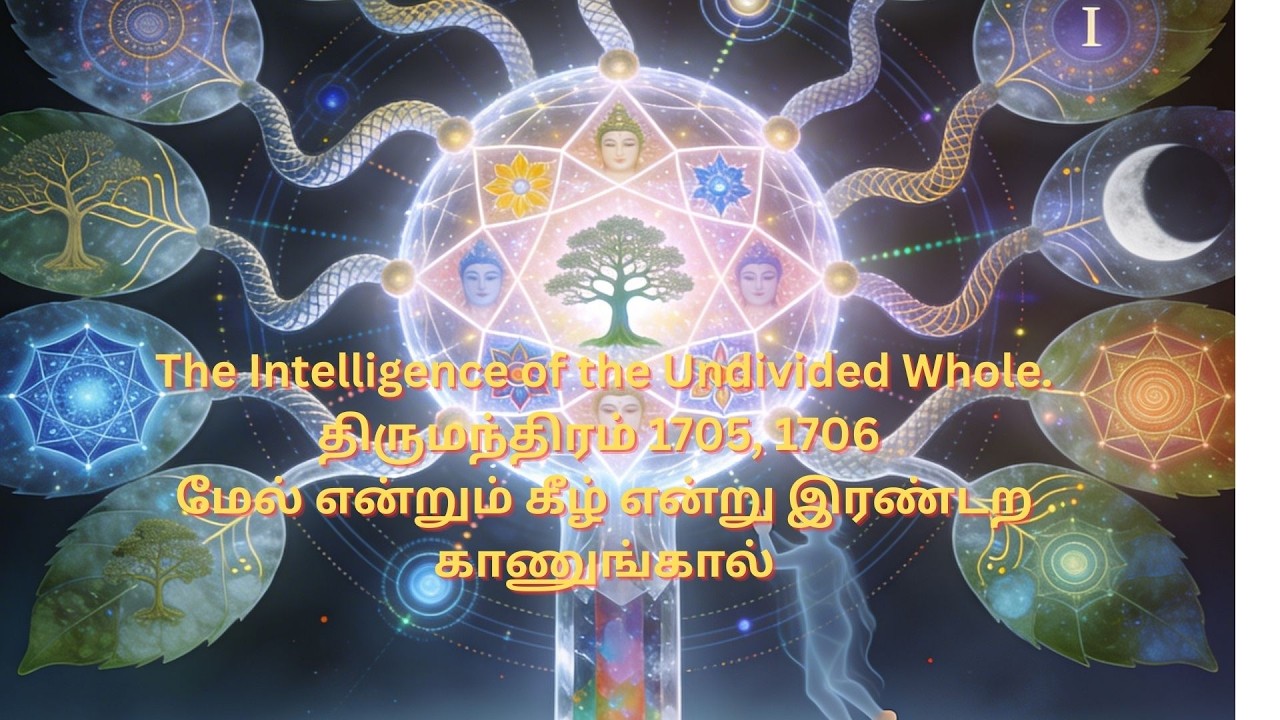 இரண்டற்ற பராபர ஞானம் - Non-Dual Super Intelligence: Thirumandhiram 1705, 1706